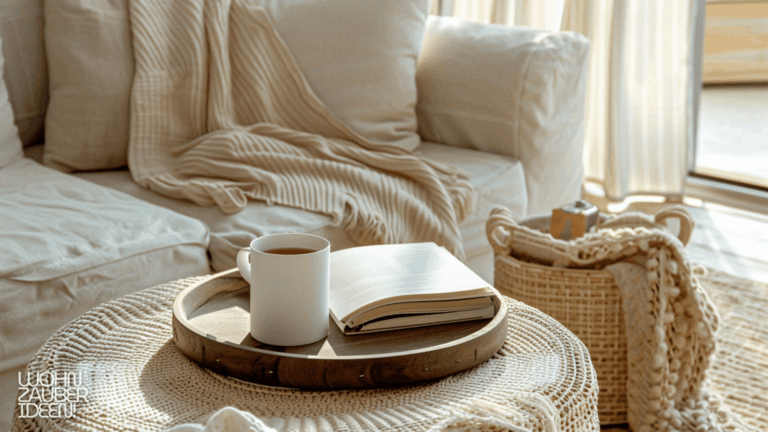 Tisch minimalistisch dekorieren