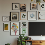 Bildergalerie im Wohnzimmer