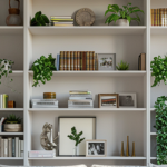 Zimmer mit offenem Regal 2