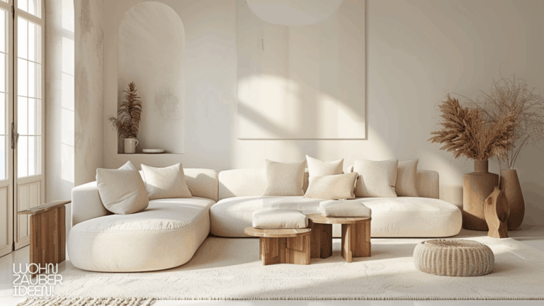 Wohnzimmer mit ruhiger Farbpalette