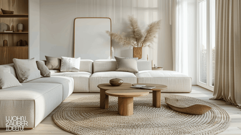 Wohnzimmer mit großen Teppich